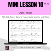 Open triads on guitar mini jazz guitar lesson