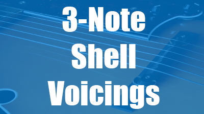 Shell voicings on guitar