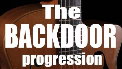 The backdoor progression jazz lesson
