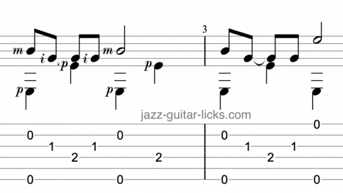 Fingerstyle Guitar Lesson - Basic Exercises For Beginners