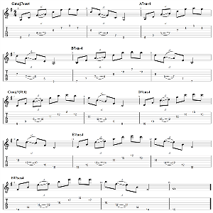 Triads of fourths within the major scale 1 miniature 1