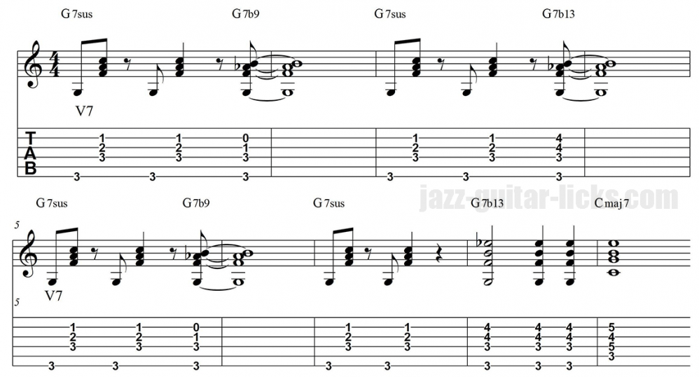 ending and intro for jazz guitar