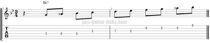 Wes montgomery dominant licks 2