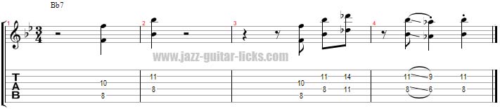 Wes montgomery dominant licks 9